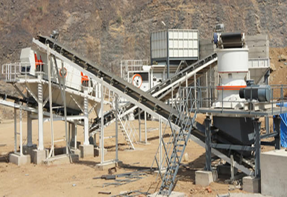 Crushing and screening plant
